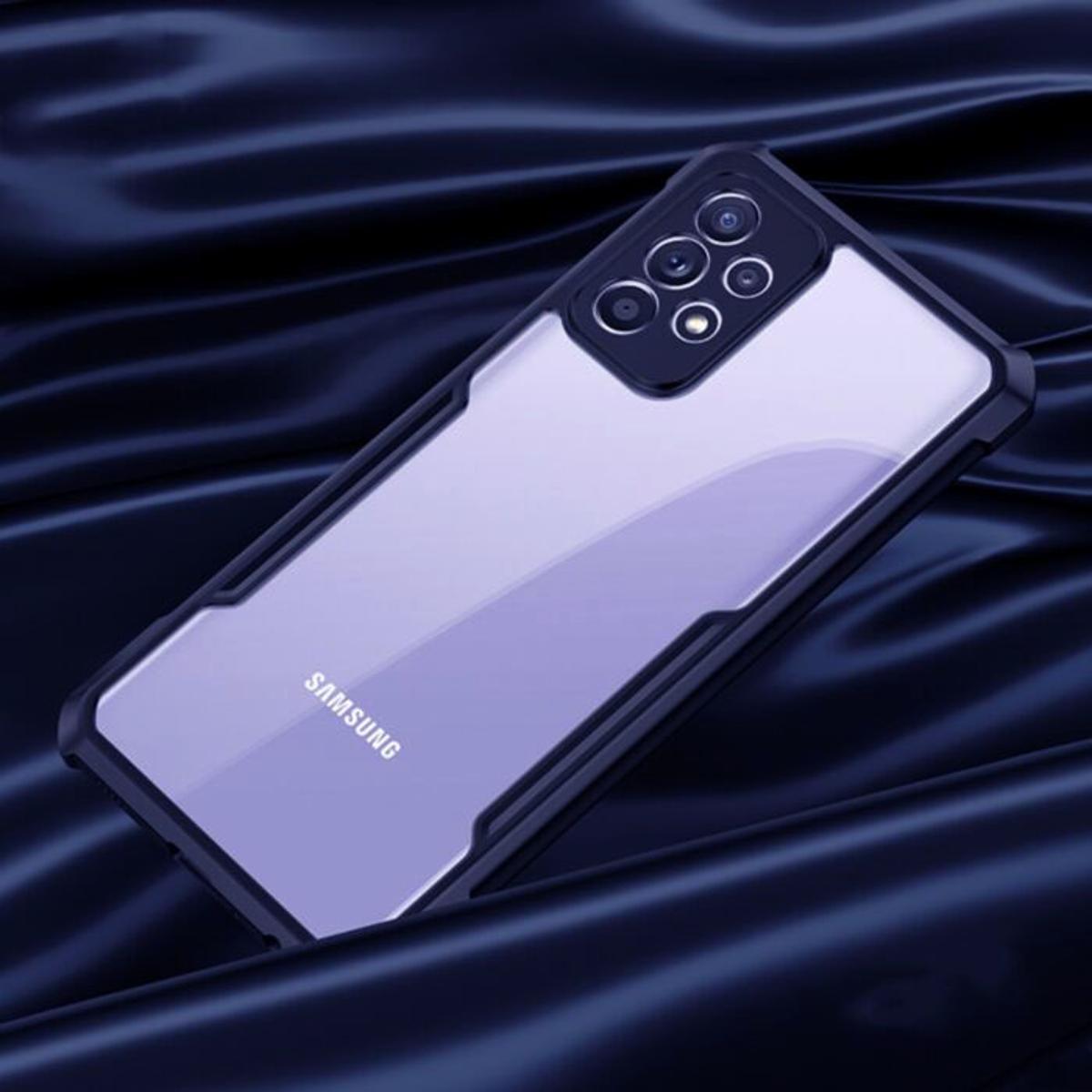 Samsung A32 4G Edge-Reinforced Shockproof Cushion Back Clear Hybrid Transparent Hard Cover Casing
