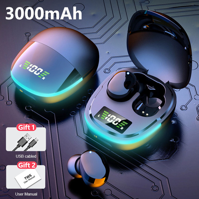 HLstar® TWS G9S Air buds Bluetooth Earphones Wireless Headphones HiFi Airpods Waterproof Noise Reduction Sports Earbuds With Microphone For Mobile. 