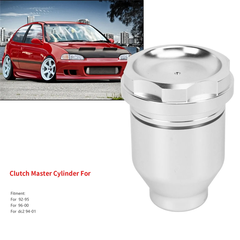 Auto Clutch Master Cylinder Aluminum Reservoir Brake Clutch Pump Oil Tank for Replacement Parts Accessories 1 Piece