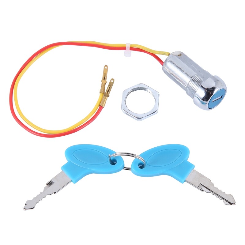 Universal Starting Switch Key Lock Wires Ignition Power Keys Switch for
