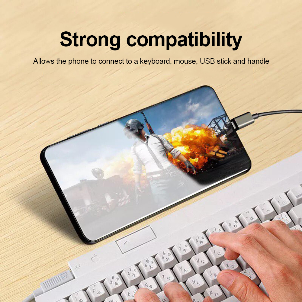 3 in1 Micro OTG USB Port Game Mouse Keyboard Adapter Cable. 