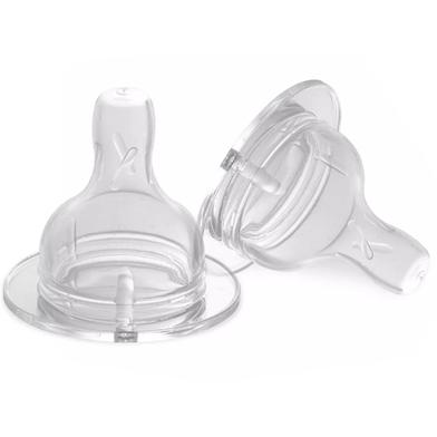 Pur Silicone W/N Nipple (2pc-L) (Fast Flow) - (3257). 