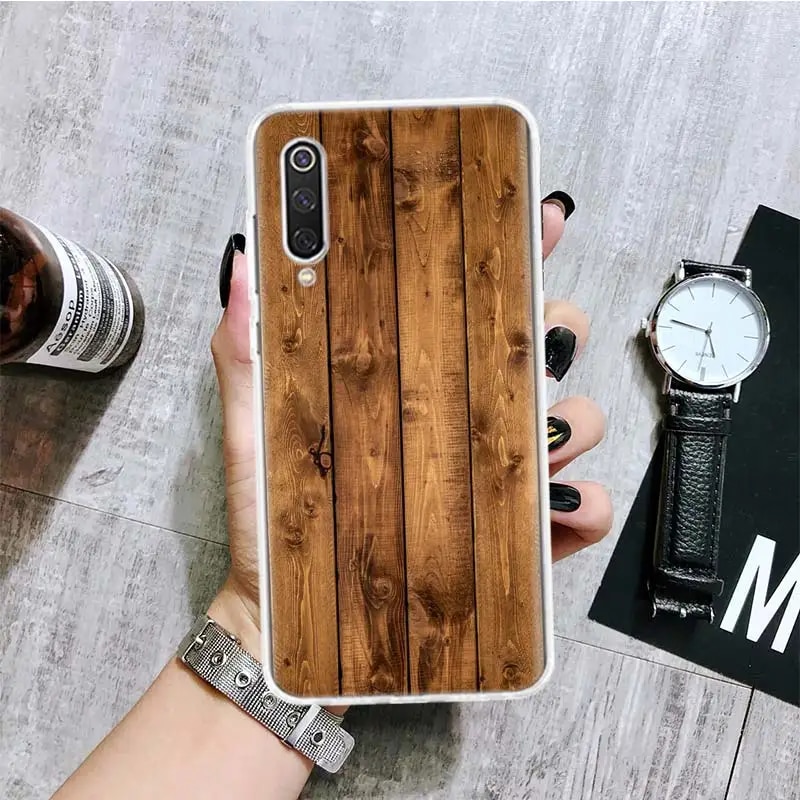Wood Wooden Pattern Phone Case For Xiaomi Redmi Note 10 9 8 11 12 Pro 11T 11S 11E 10S 9S 9T 8T 8A 7 6 5 Plus Art Pattern Cover. 