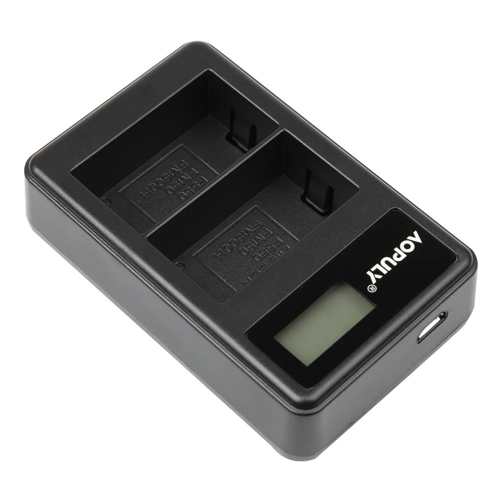 AOPULY Battery Charger NP-FM50 NP FM50 Camera Battery LCD USB Charger For Sony Alpha A100 DSLR-A100 A100K CCD-TRV408 DCR-PC105. 