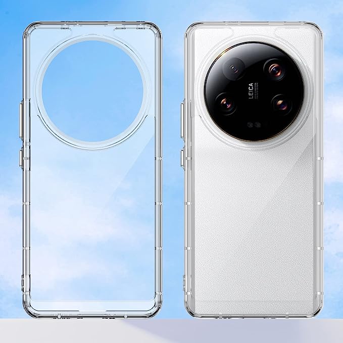 Xiaomi Mi 13 Ultra Comfortable Clear Transparent Soft TPU Back Case Cover. 