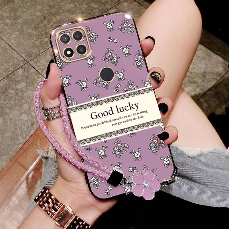 Casing redmi 9c redmi 10a xiaomi redmi 9c phone case Softcase Electroplated silicone shockproof Protector Smooth Cover new design  aesthetic luxury Retro Bracelet for girl DDXYBH01. 