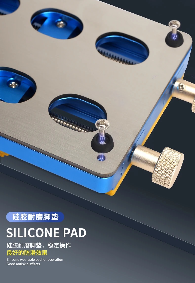 MECHANIC MR6 PRO Universal PCB Holder Precision Double-Bearings Fixture for Motherboard Integrated IC Chip Remove Glue Clamp. 