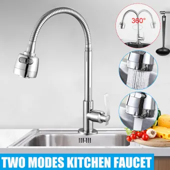 Two Modes Tools Diy Sprayer Kitchen Sink Faucet Stainless Steel Pull Out Sprayer Single Handle Sprayer Kitchen Sink Faucet 360 Degree Rotating Buy Online At Best Prices In Bangladesh Daraz Com Bd