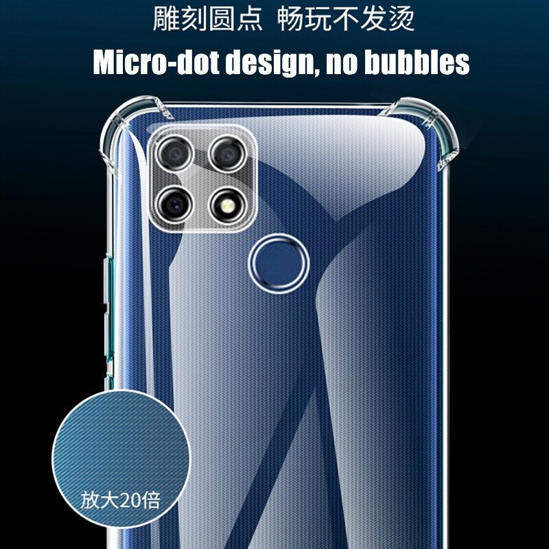 lthmy for Realme C25s RMX3195 Soft Gel Jelly Case Transparent Full Protective Anti-Scratch Resistant Back Cover Skin. 