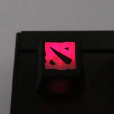 Backlit Mechanical Keycap Gaming Keyboard Buttons World Of Warcraft DOTA Mercy ABS Light Transmission Game Player Accessories. 