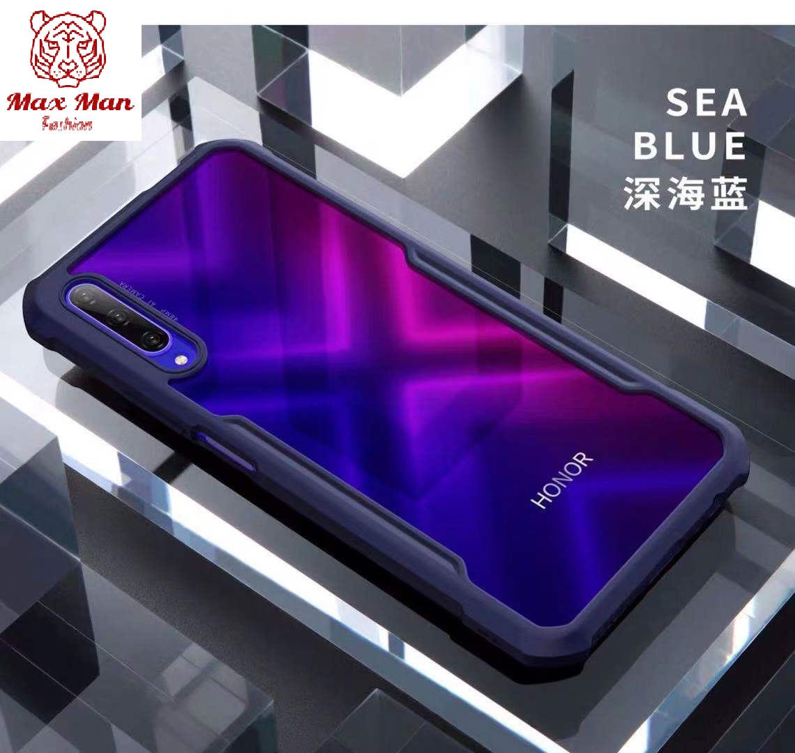 Huawei Y9s - Xundd Cases Shockproof TPU Bumper Hard Clear Acrylic Mobile Phone Case