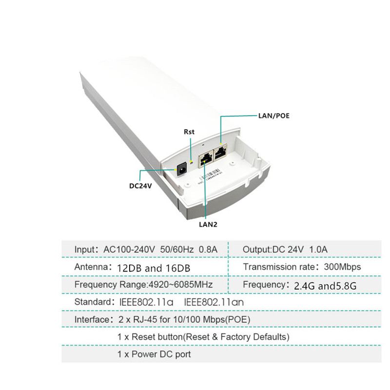 9344 7628 Chipset MINI WIFI Router Long Range 300Mbps2.4Ghz1-3Km Outdoor AP Router CPE AP Bridge Client Router. 