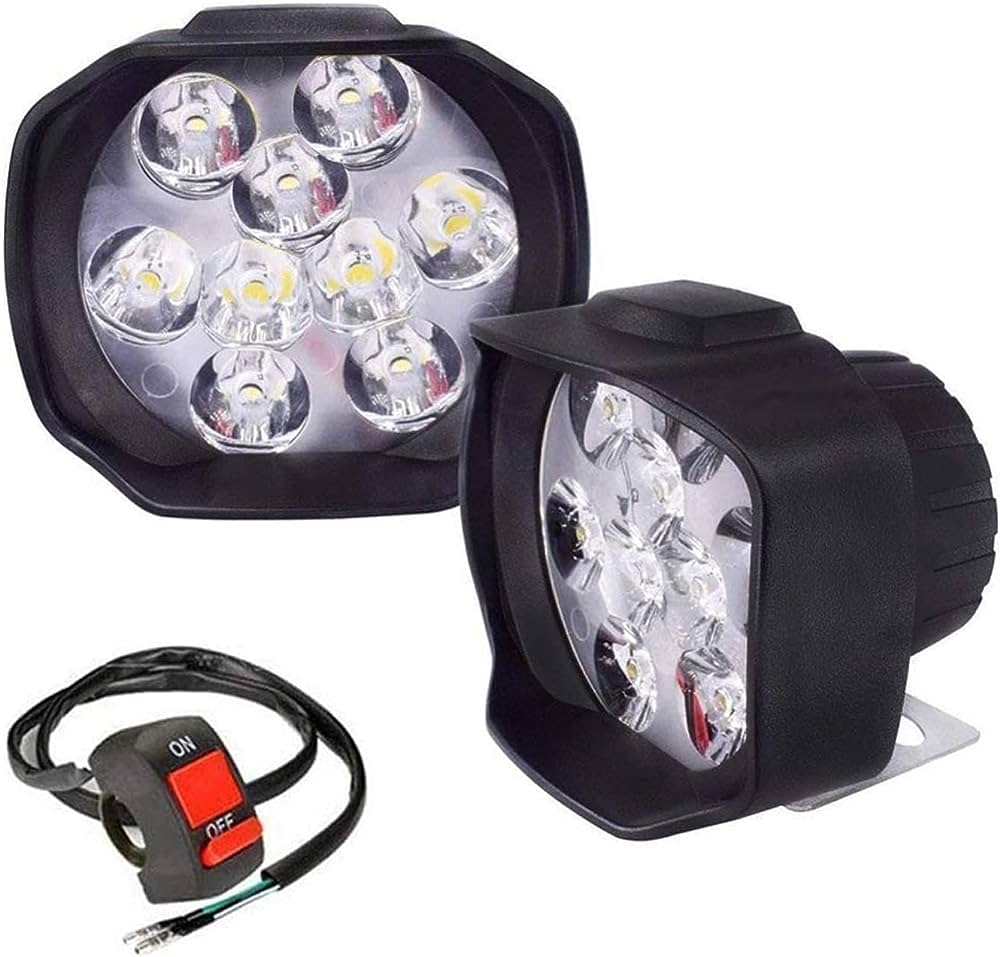Motorcycle Led Driving Lights,Spotlight Auxiliary Lights Front Fog Lamp Universal. 