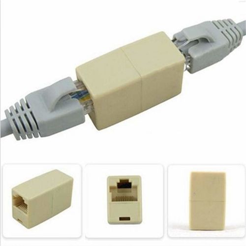 RJ45 Lan Jointer White (5PCS) / RJ45 Ethernet Lan Cable Joiner Coupler Connector Coupler Jointer. 