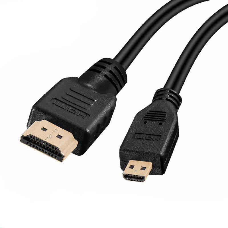 【VisioN Shop】Micro HDMI Cable Data line Xiaomi yi GoPro Hero 7 6 5 4 3+ SJ4000 Xiaomi Yi 4k EKEN H9 Action Camera Accessories. 