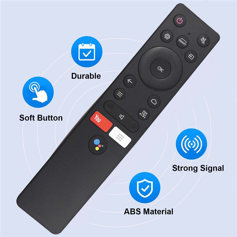 Replace RC890 Remote Control for Casper Android TV Voice for HG5000 50UG6000 Work for TV AC Audio Projector. 