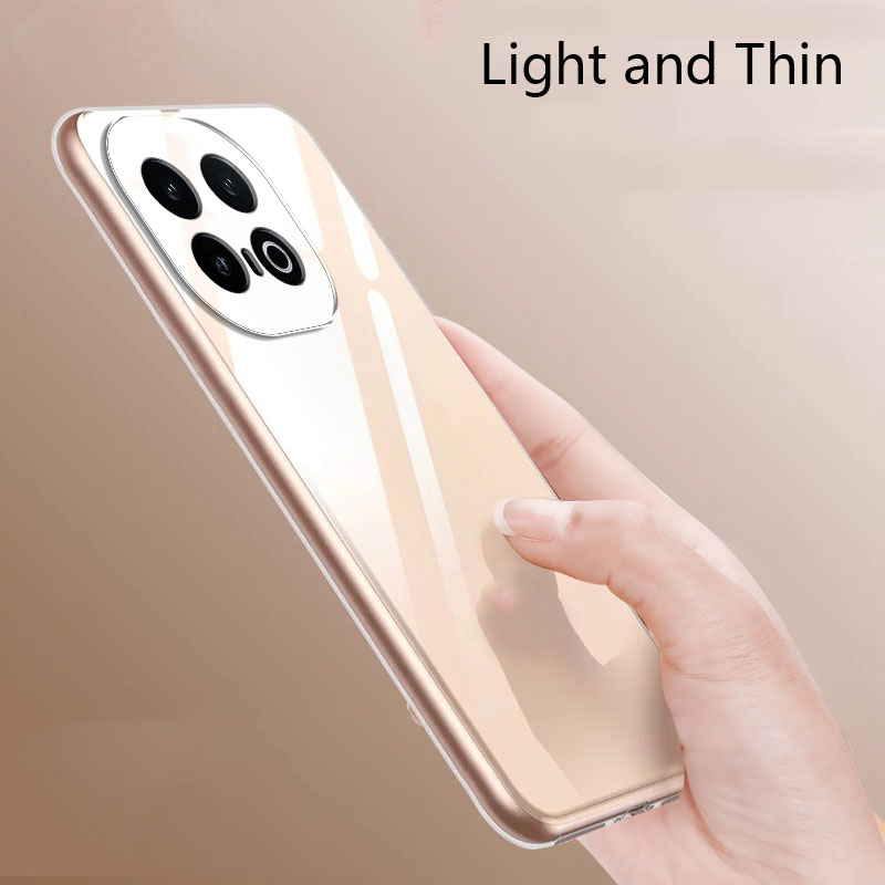 Tokifu For IQOO 13 Back Cover Soft Casing Transparent TPU Simple Case Covers. 