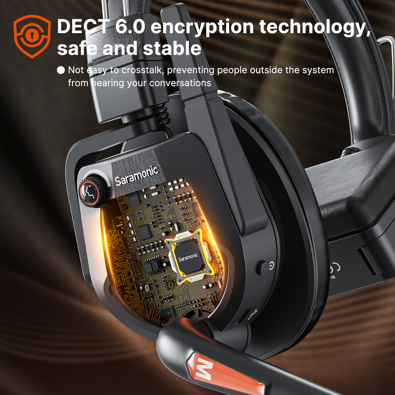 Saramonic Witalk9 Wireless Headset Full-duplex Intercom Communication System for Filmmaking TV Production Sports Events Wedding. 