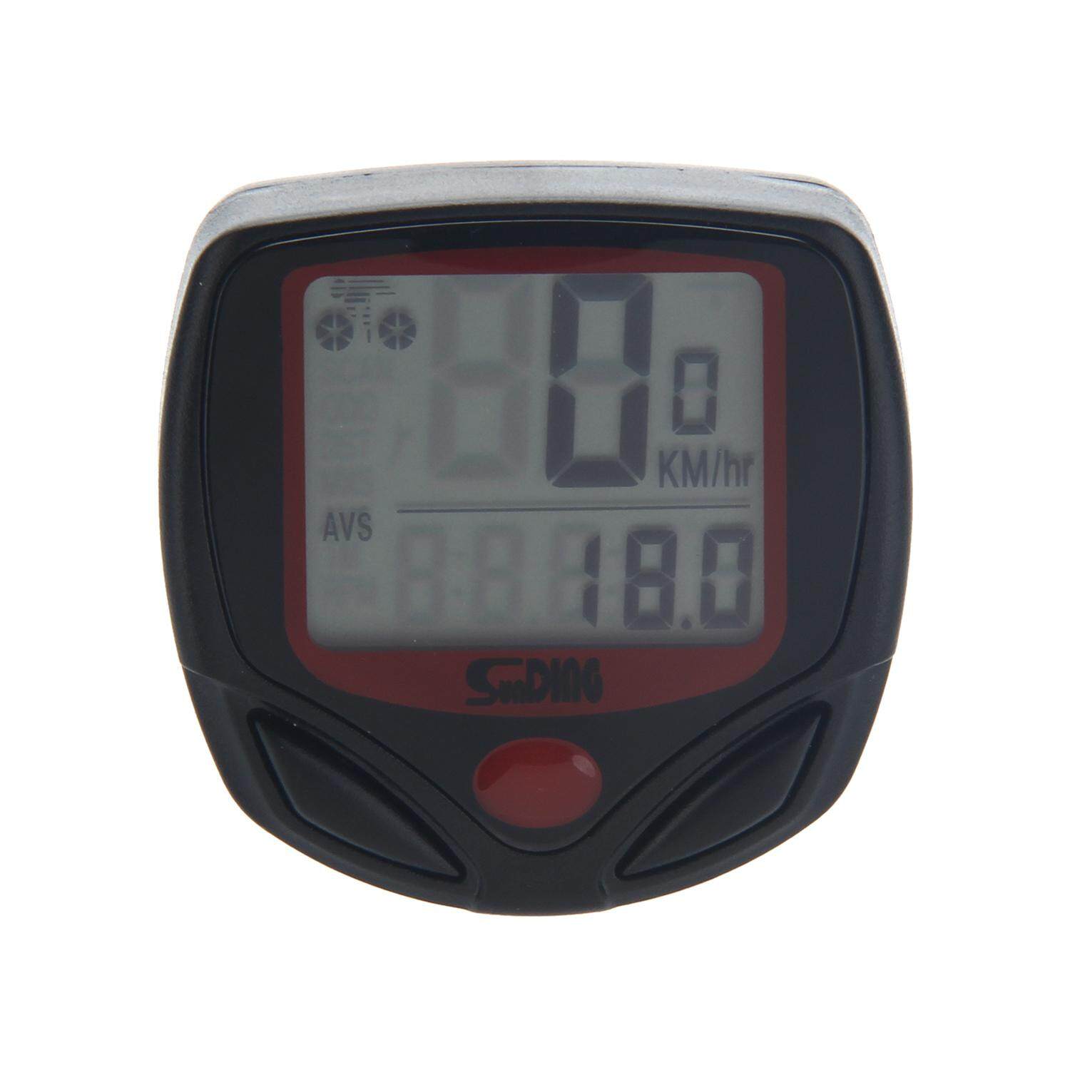 Wireless Waterproof LCD Bike Computer Odometer Speedometer. 