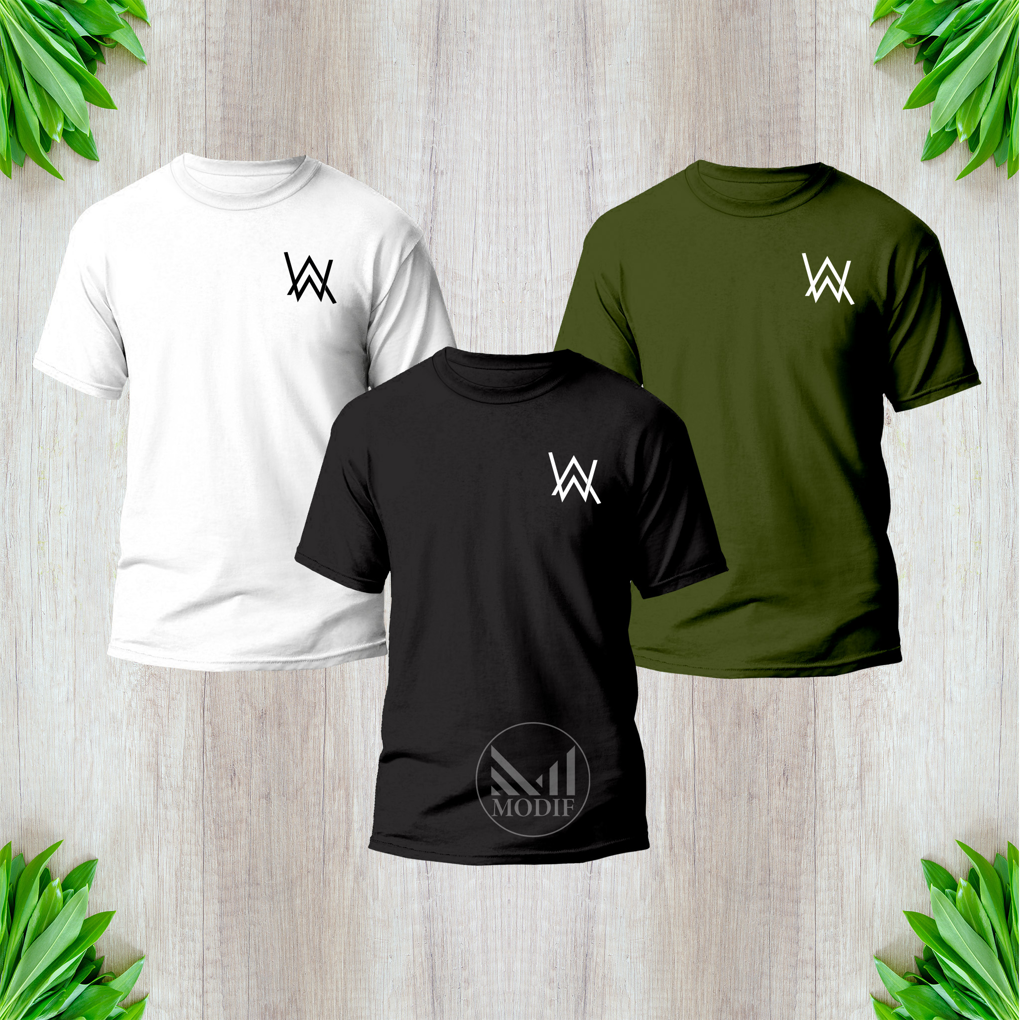 Alan Walker logo t shirt premium cotton round neck short sleeve by tshirt Modif