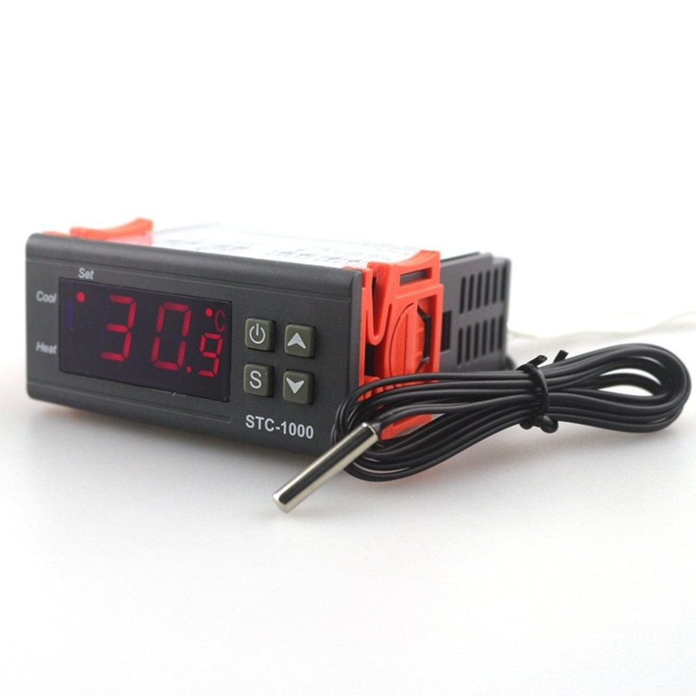 STC-1000 DC 12V TWO RELAY OUTPUT DIGITAL TEMPERATURE CONTROLLER . STC-1000 THERMOSTAT . STC-1000 DC 12V Temperature  controller . Temperature  controller  . controller . incubator controller  . incubator . incubator machine controller. 