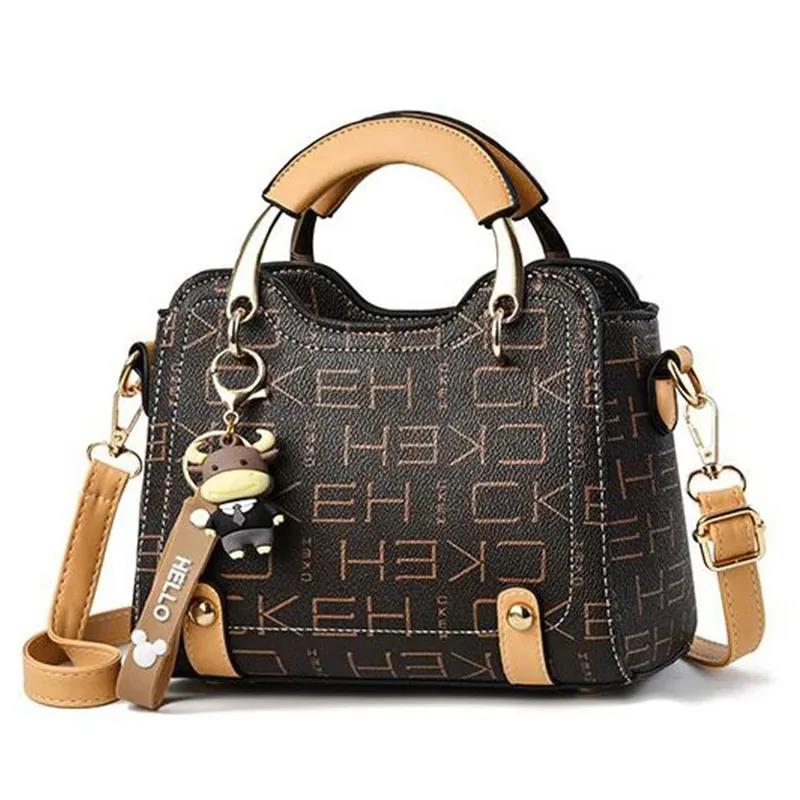 Shaping Bag 2024 New Fashion Korean Style Fashionable Simple Generous Handheld Women's Bag Printed Letter Shoulder Messenger Bag. 