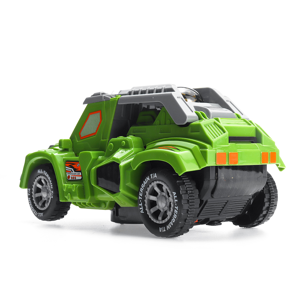 Practical Kids Electric Deform Dinosaur Car Toy with Music Flashing Lights. 