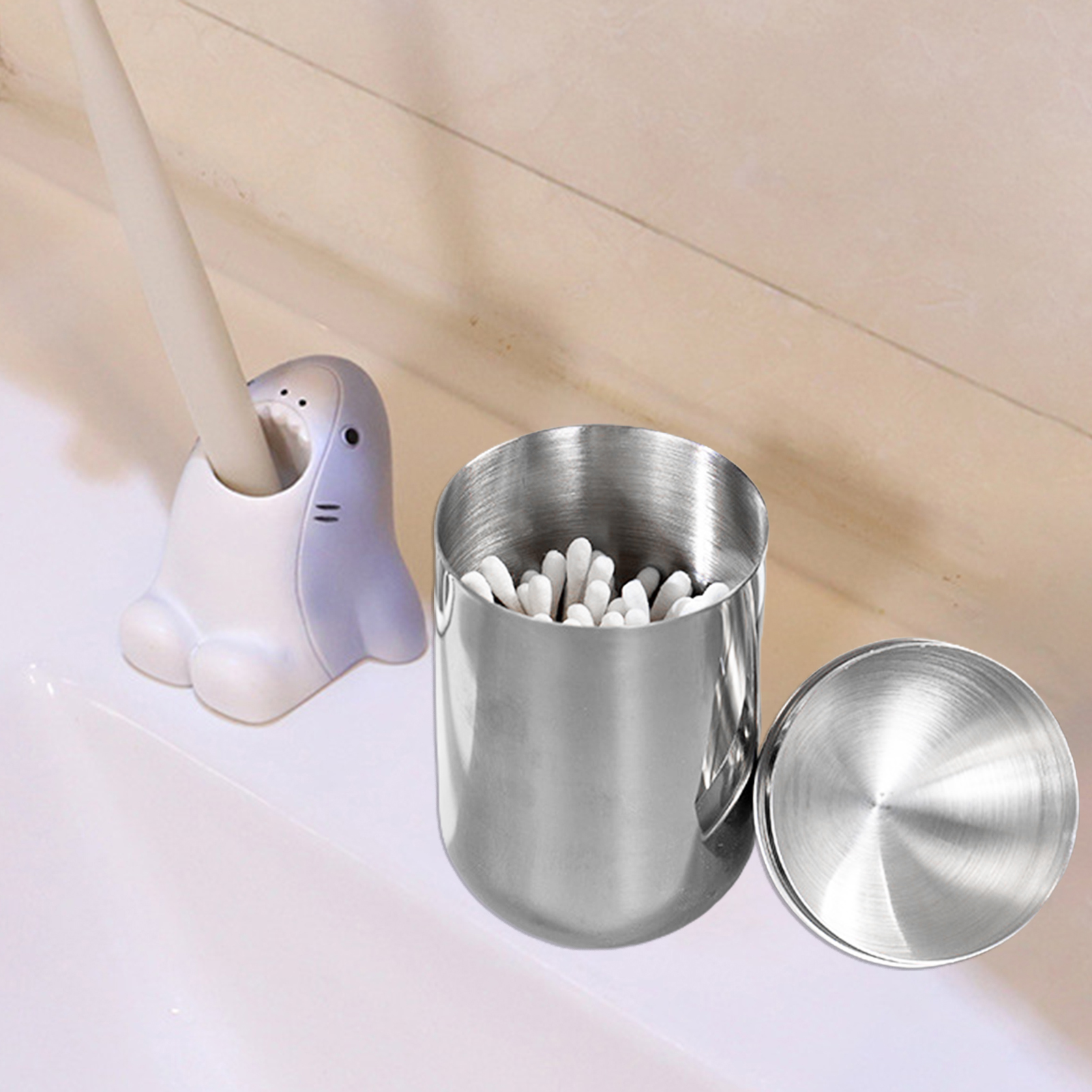 Swab Dispenser Reusable Multi-functional Swab Q-tip Container. 