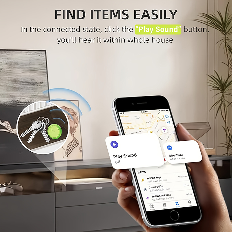 Xiaomi Smart Tag Colorful Round Anti-lost Finder For IOS Only With Find My App For Child Pet Car Luggage Suitcase Lost Tracker. 