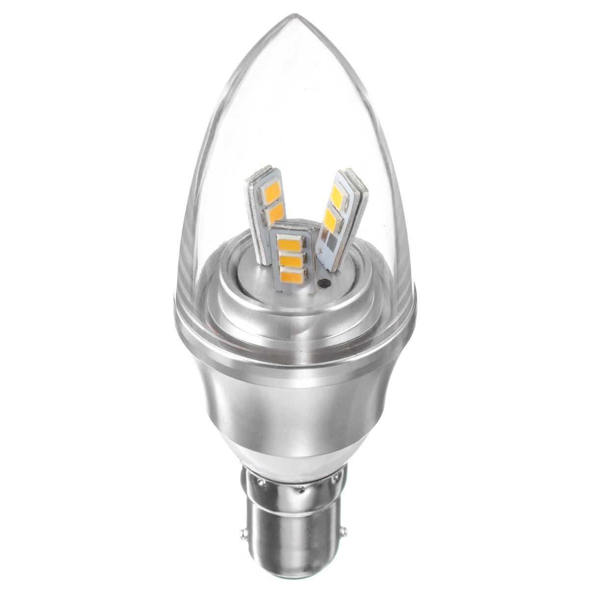 B15 Dimmable 6W 10W LED SMD Chandelier Share Candle Light Bulb Lamp (Warm White) - (B15 warm white). 