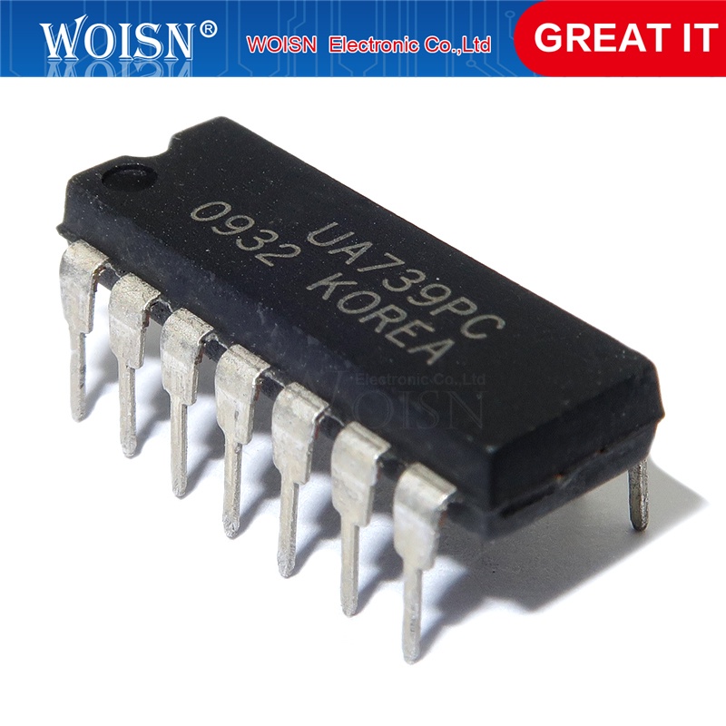 5pcs/lot UA739PC UA739 DIP-14