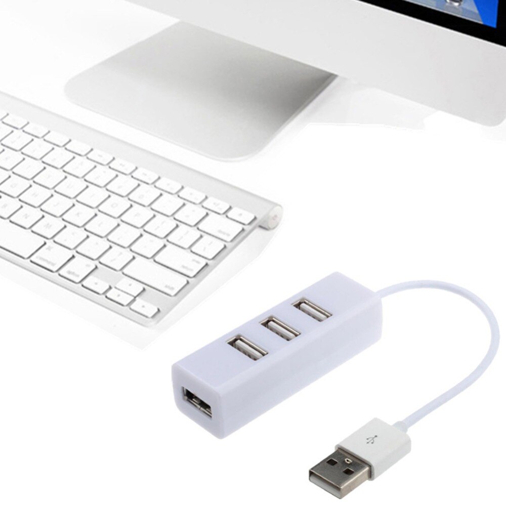 【VisioN Shop】4 USB 2.0 Adapter Hub Power on/off Switch For Laptop. 
