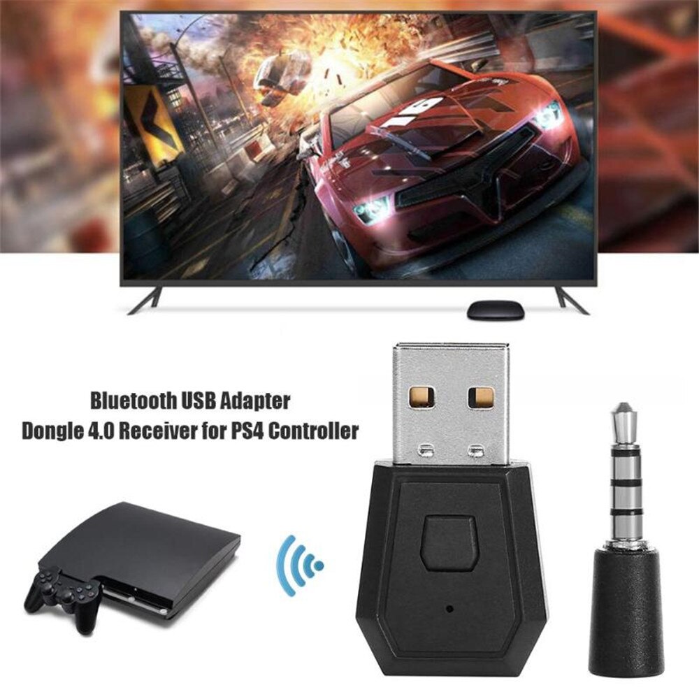 USB Bluetooth Receiver Adapter For PS4 Playstation Bluetooth 4.0 Headsets Receiver Headphone Dongle. 