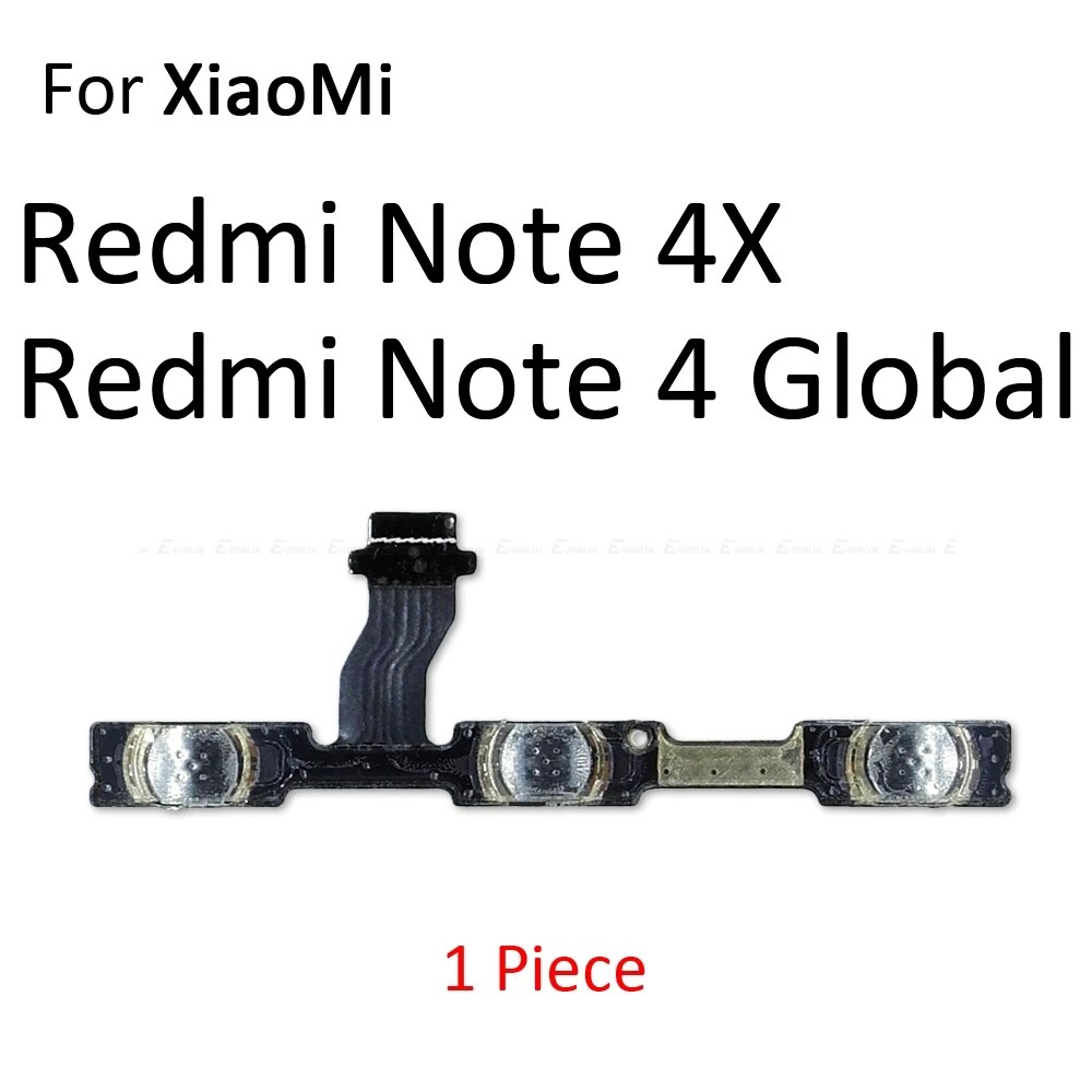 Power On Off Button Volume Switch Key Control Flex Cable Ribbon For XiaoMi Redmi Note 5 5A 4 4X 4A 3 2 Pro Plus. 