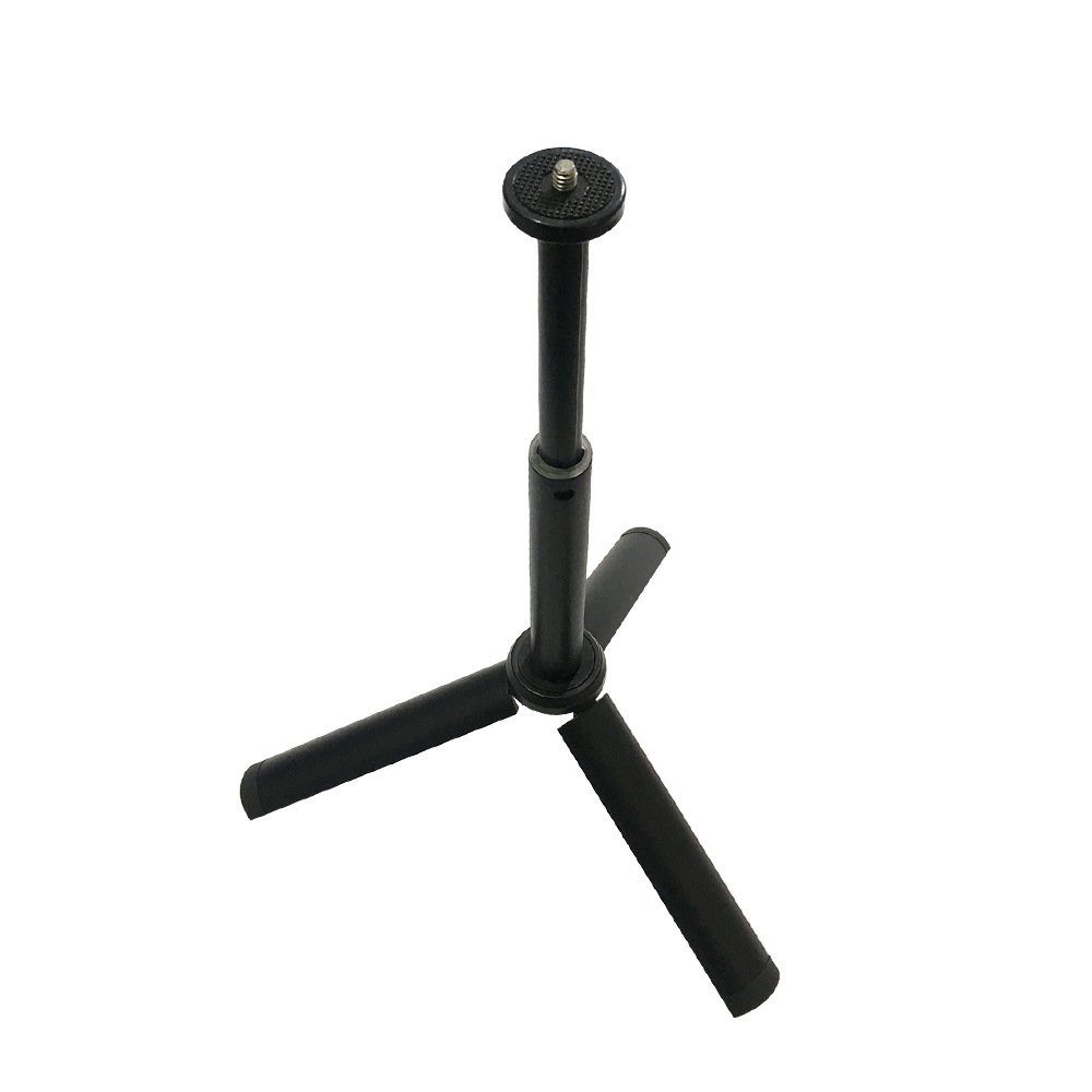 Live mini desktop stand, net red live mobile phone fill light, telescopic rack with hot shoe rotating folding phone clip