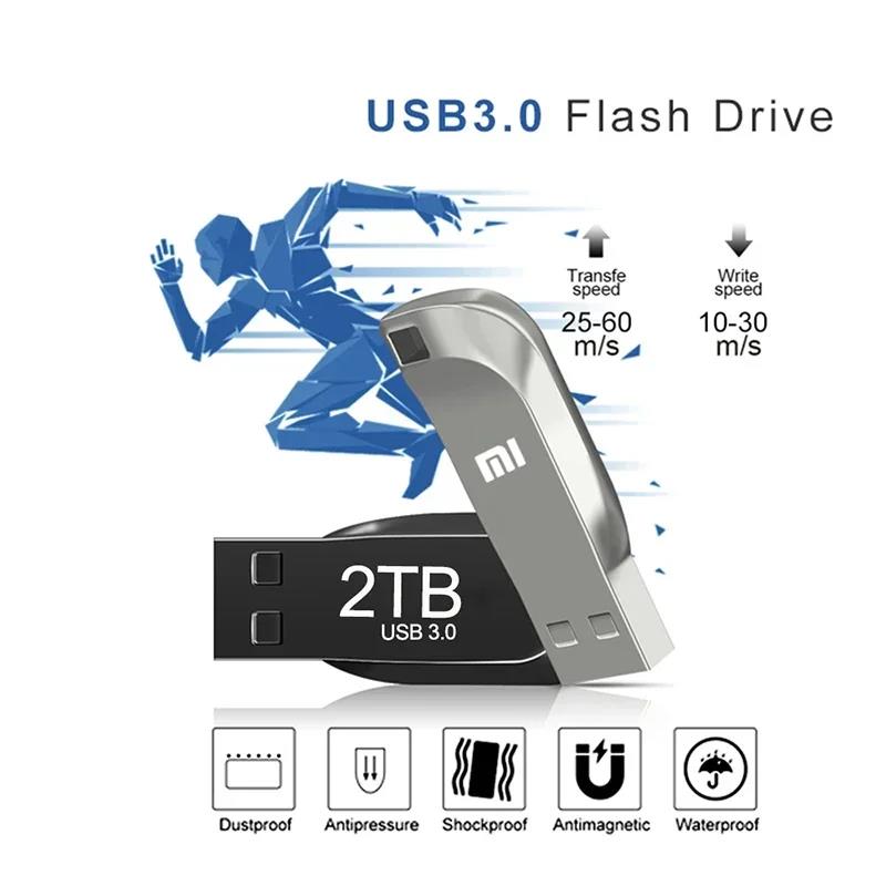 Xiaomi 2TB Usb 3.0 Flash Drives 1TB High Speed Metal Pendrive 512GB 256GB Portable Usb Drive Waterproof Memoria Usb Flash Disk. 
