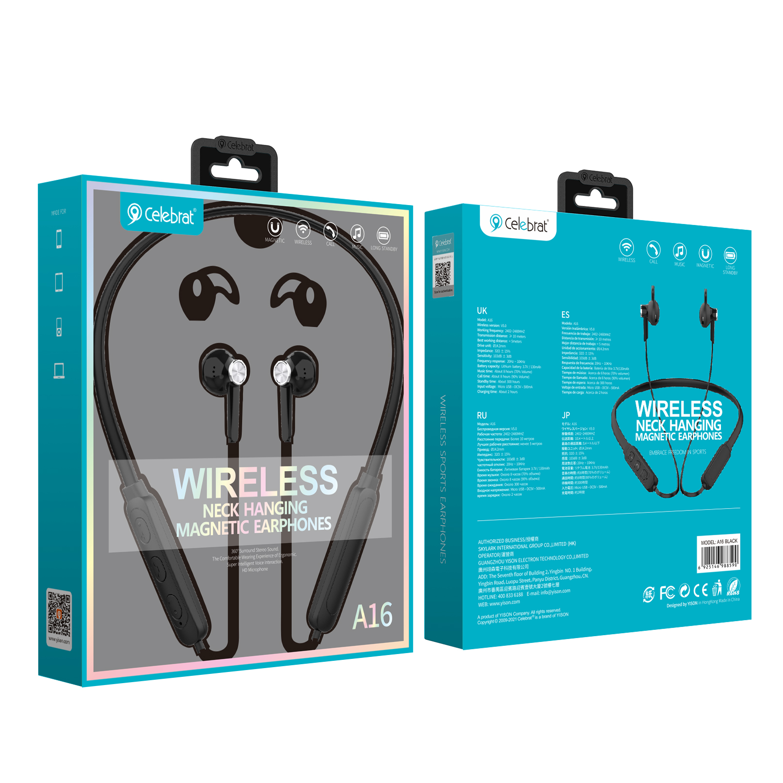 Celebrat wireless headset online a16