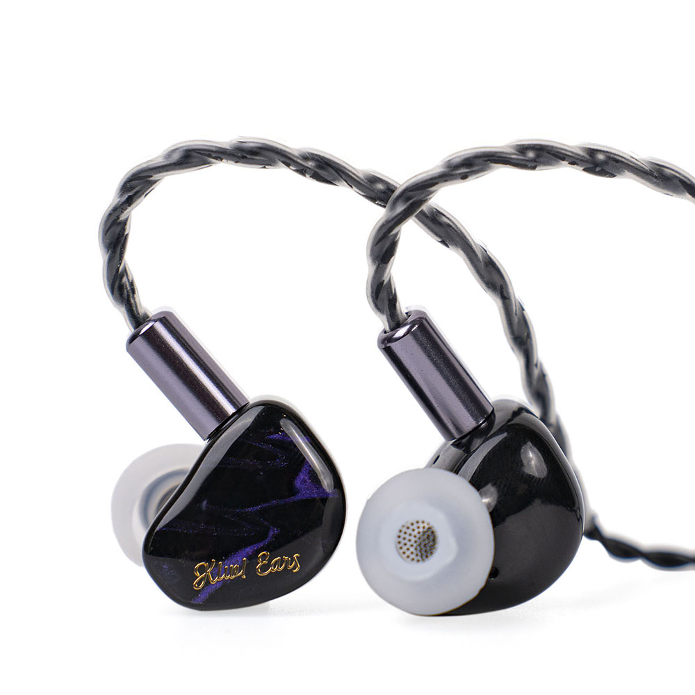 Kiwi Ears Cadenza 10mm Beryllium Dynamic Driver IEM 3D Printed with Detachable Interchangeable Plug 0.78 2pin 3.5mm IEM Cable. 