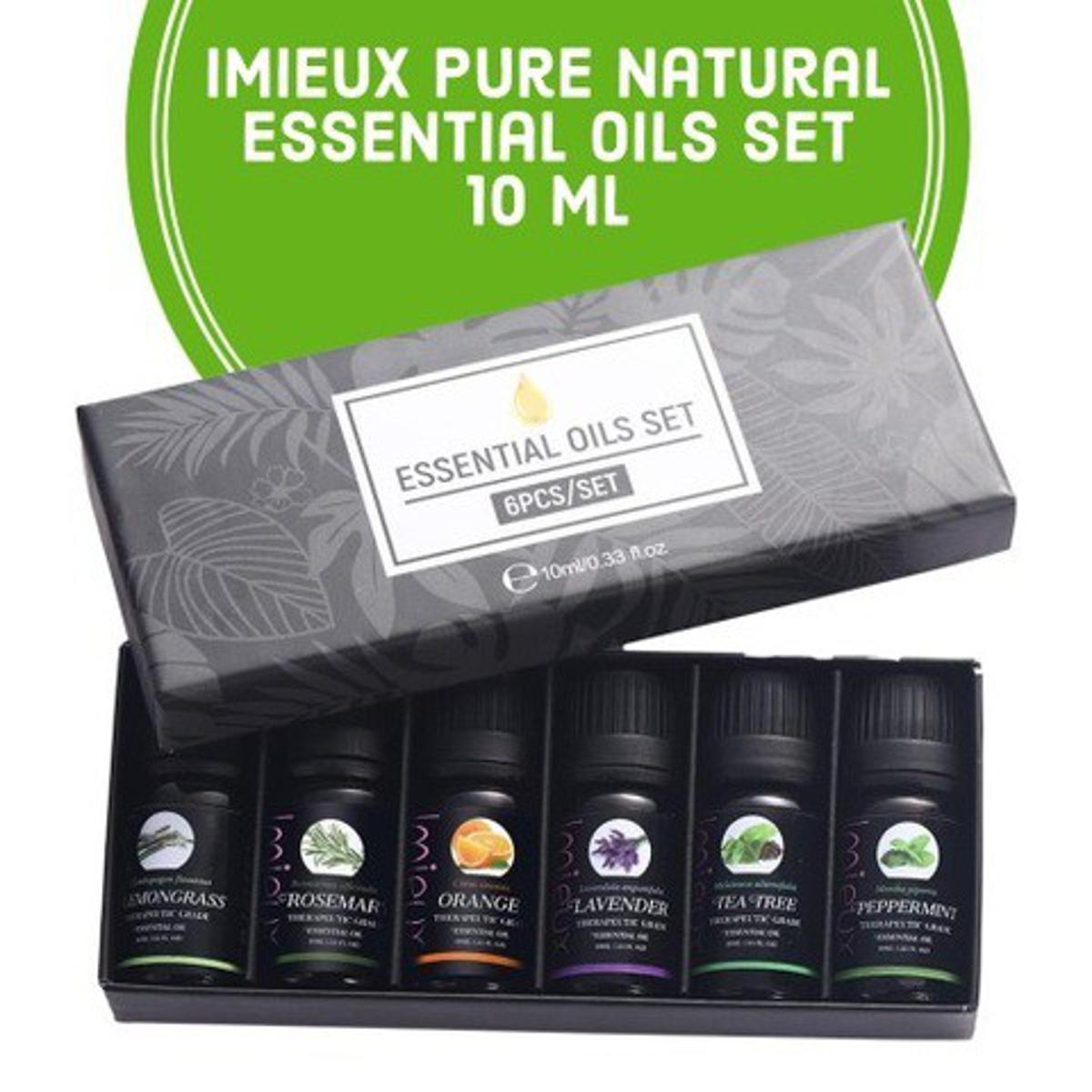 Pure Essential Oil For Humidifier Fragrance Aroma Diffuser (6pcs Package)