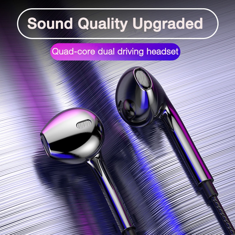 Newmsnr headset with Microphone headset Noise Cancellingearpiece 3.5mm Portable Wired headset Volume Control headset Android earpiece. 