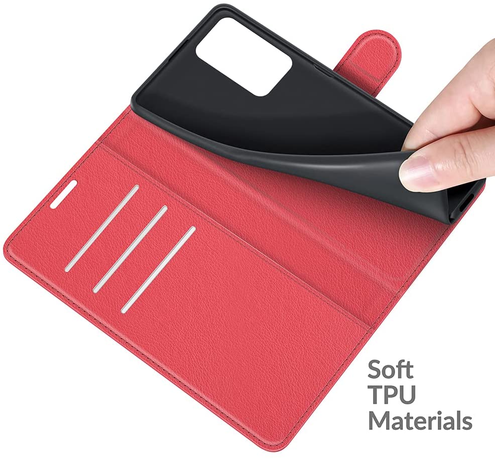 Redmi Note 10 Pro case,Note 10 Pro Max, with Card Holder PU Leather [TPU Shell][Kickstand][Card Slots] Magnetic Folio Cover for Xiaomi Redmi Note 10 Pro/Note 10 Pro Max Phone Case. 