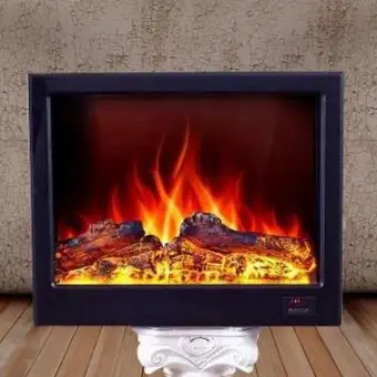 Firebox Electric Fireplace Insert Led Burner Optical Artificial