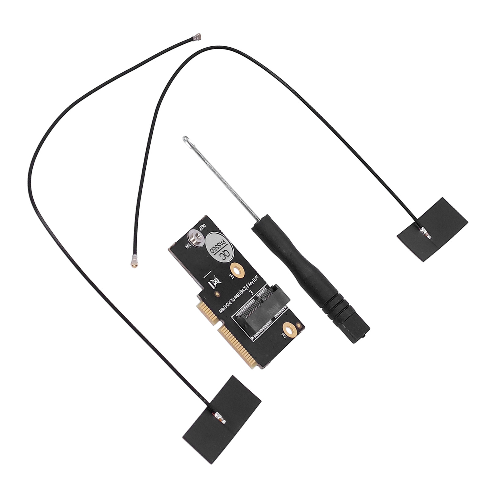 M.2 NGFF Key E to LowProfile Mini PCIE Adapter Wifi Converter for intel AX200/Lenovo Y510P. 