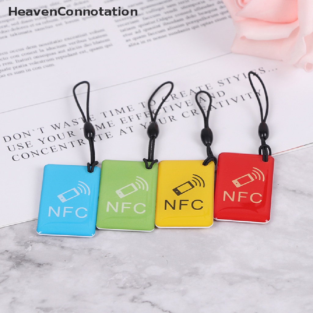 【HeavenConnotation】 NFC Tags Lable Ntag213 13.56mhz Smart Card For All NFC Enabled Phone. 