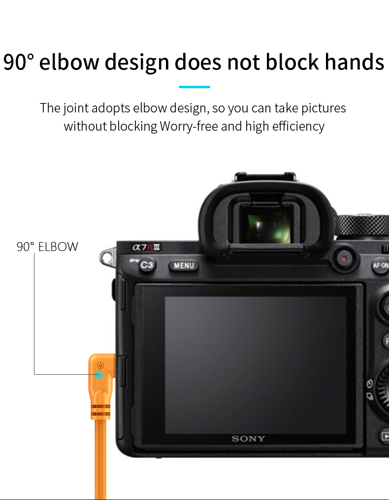 Lightroom Tethering Cable Sony A7iii USB C Type-c To Type-c Camera