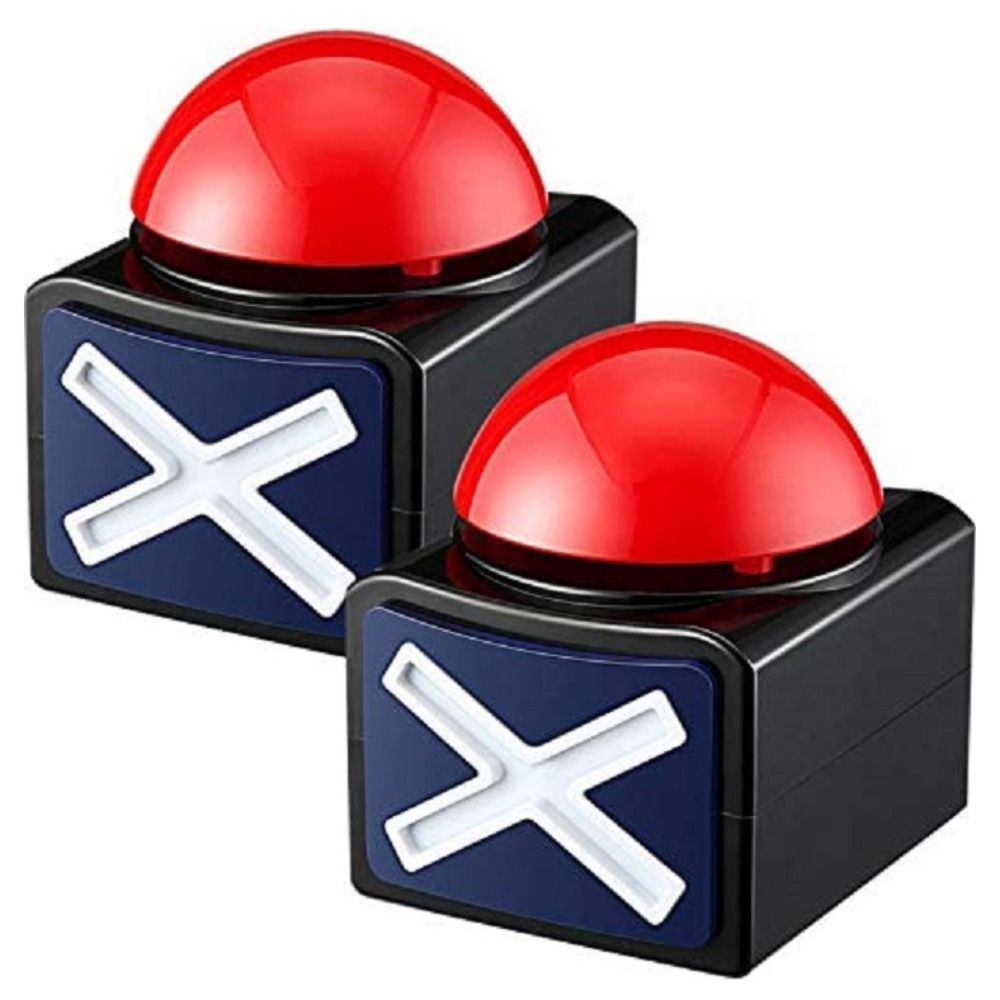 New ABS Game Answer Buzzer with Sound Light Trivia Quiz Talent Buzzer Sounding Toy Alarm Button. 