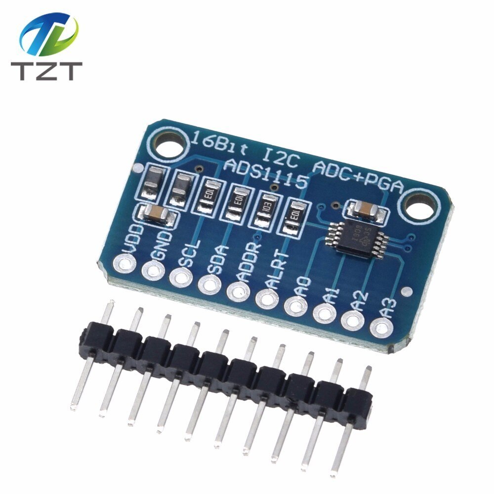 【happy one】TZT 16 Bit I2C ADS1115 Module ADC 4 channel Pro Gain Amplifier Arduino. 