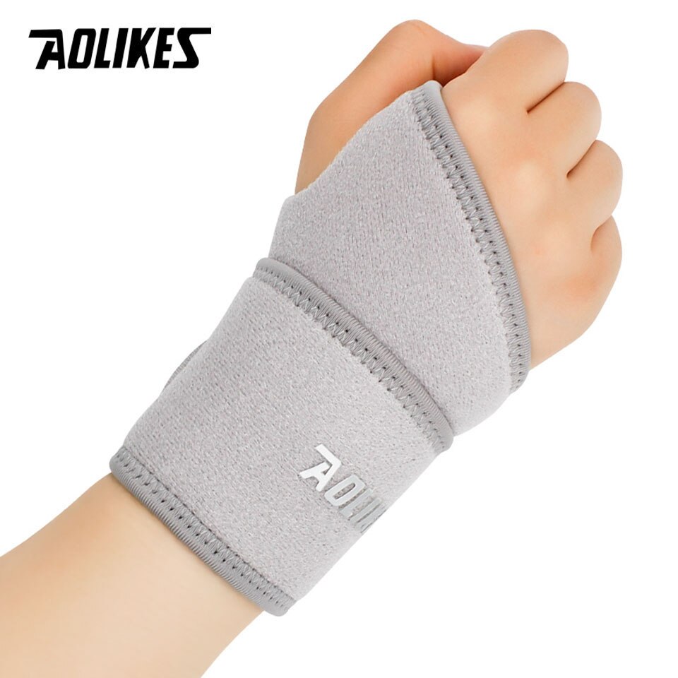 AOLIKES 1 PC Wrist Band Support for Adjustable Wrist Bandage Brace for  Sports Wristband Compression Wraps Tendonitis Pain Relief