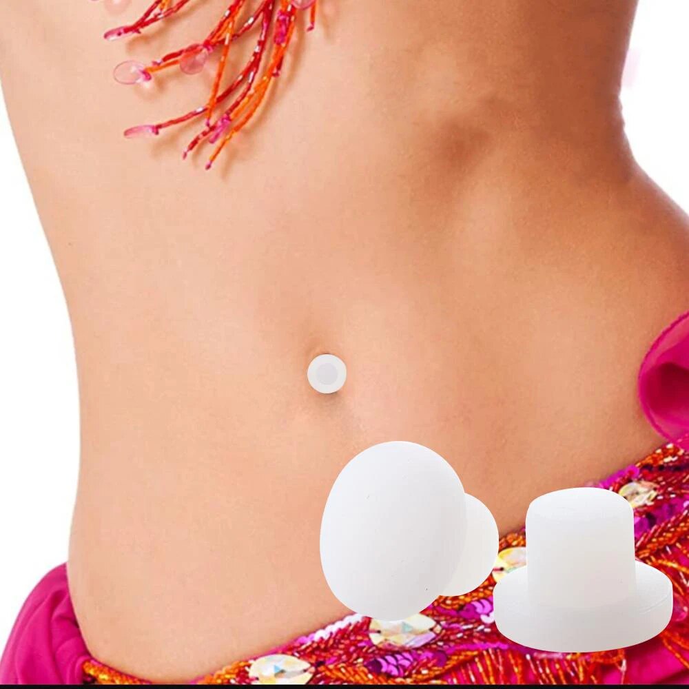 Silicone Navel Shaper Plug for Prevents Complete Closure of the Belly Button Help Healing After Tummy Tuck Easy to Clean. 