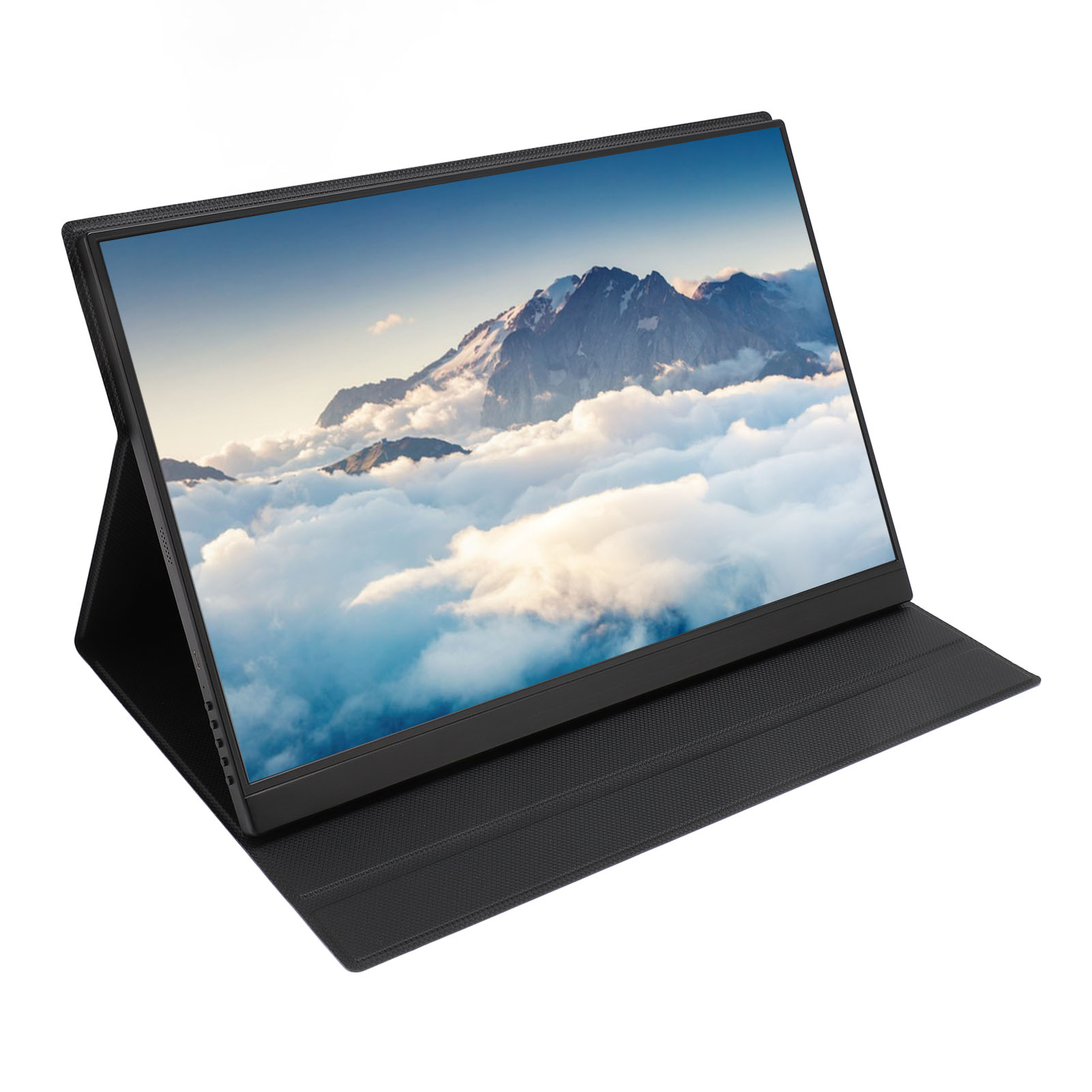 Portable Gaming Monitor Clear Color Vivid Image 1200:1 Contrast Ratio 16 Inch Second External Monitor for PC